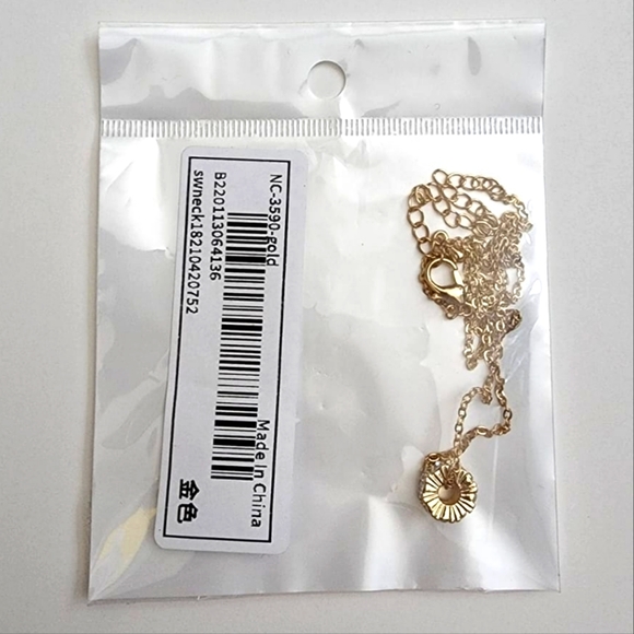 3/$15 - Rhinestone Charm Necklace - Picture 4 of 4